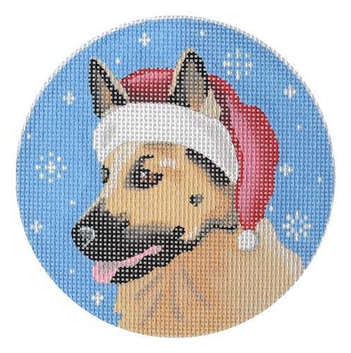 German Shepard Santa