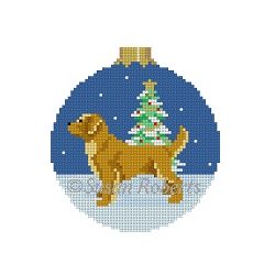 Golden Retriever 3 Round