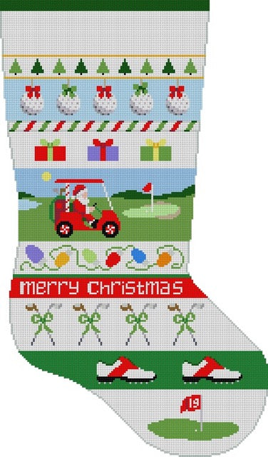 Golfer Stripe Stocking