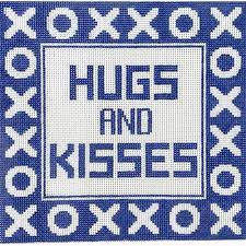 Hugs Kisses Blue