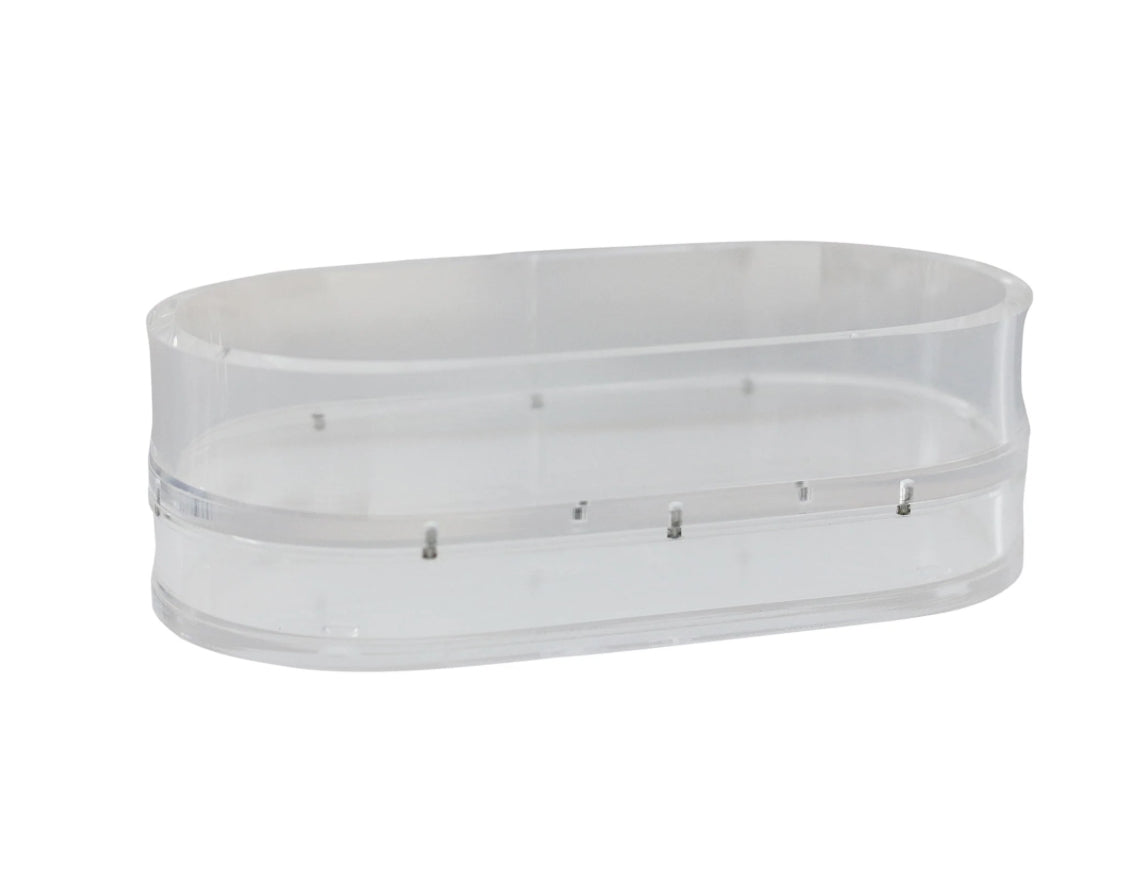 Oval magnetic Acryllic tray Trag