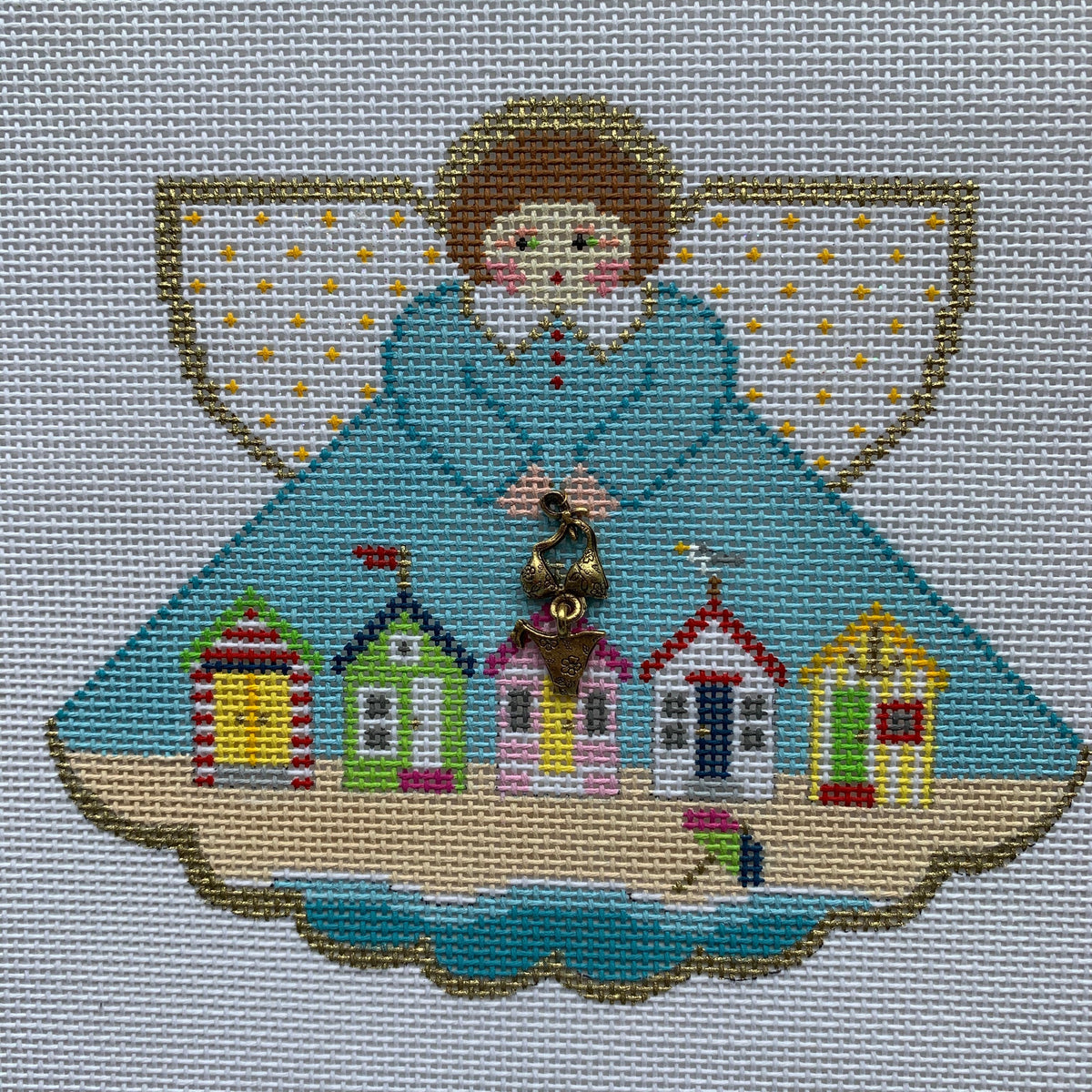 Cabana Beach Angel w/Charms