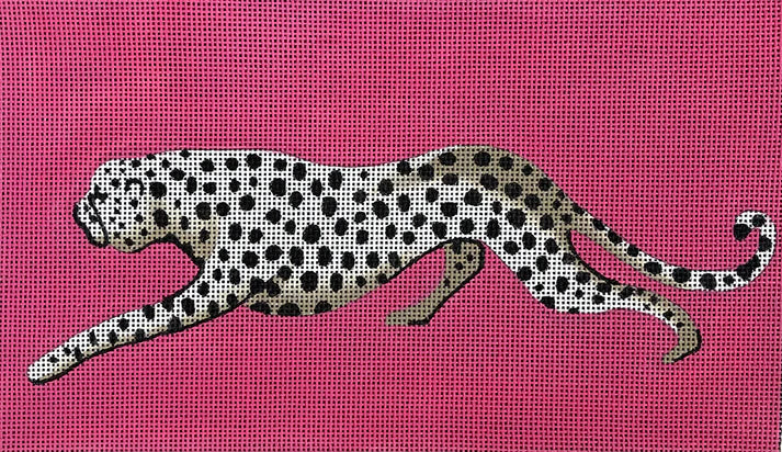 Leopard on Pink Clutch