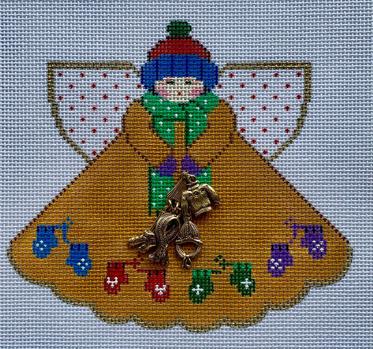 Winter Wear Angel w/Charms