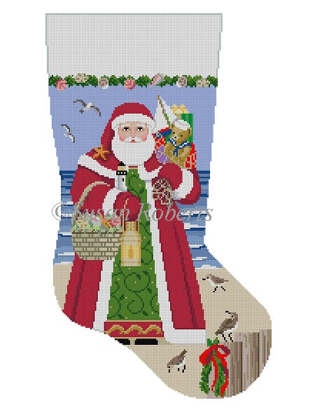 Nautical Santa Red