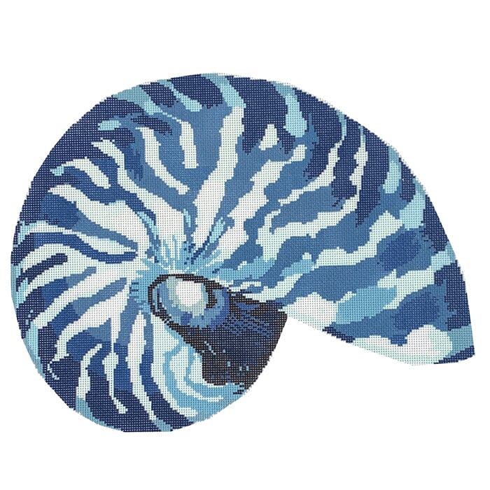 Blue Nautilus Canvas