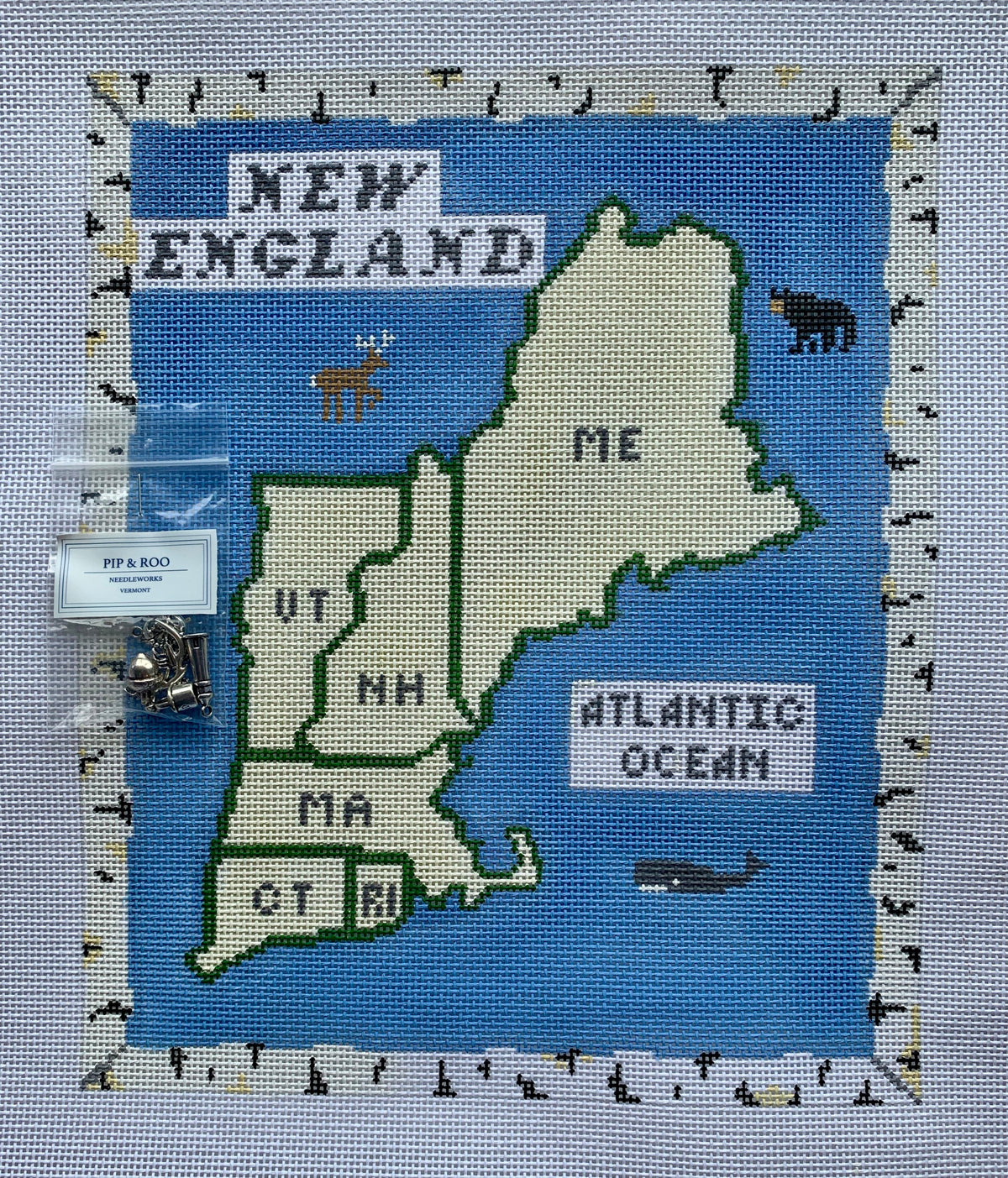 New England W Charms