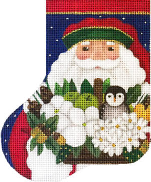 Owl Santa Mini Sock