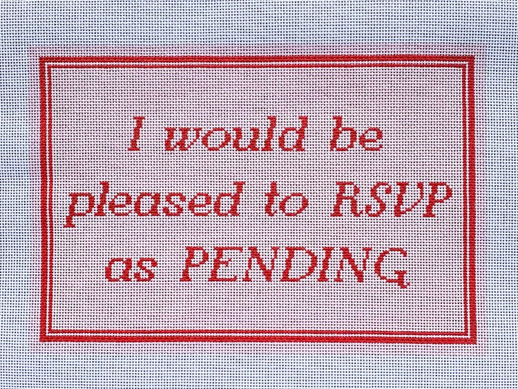 Pleased To Rsvp As Pending