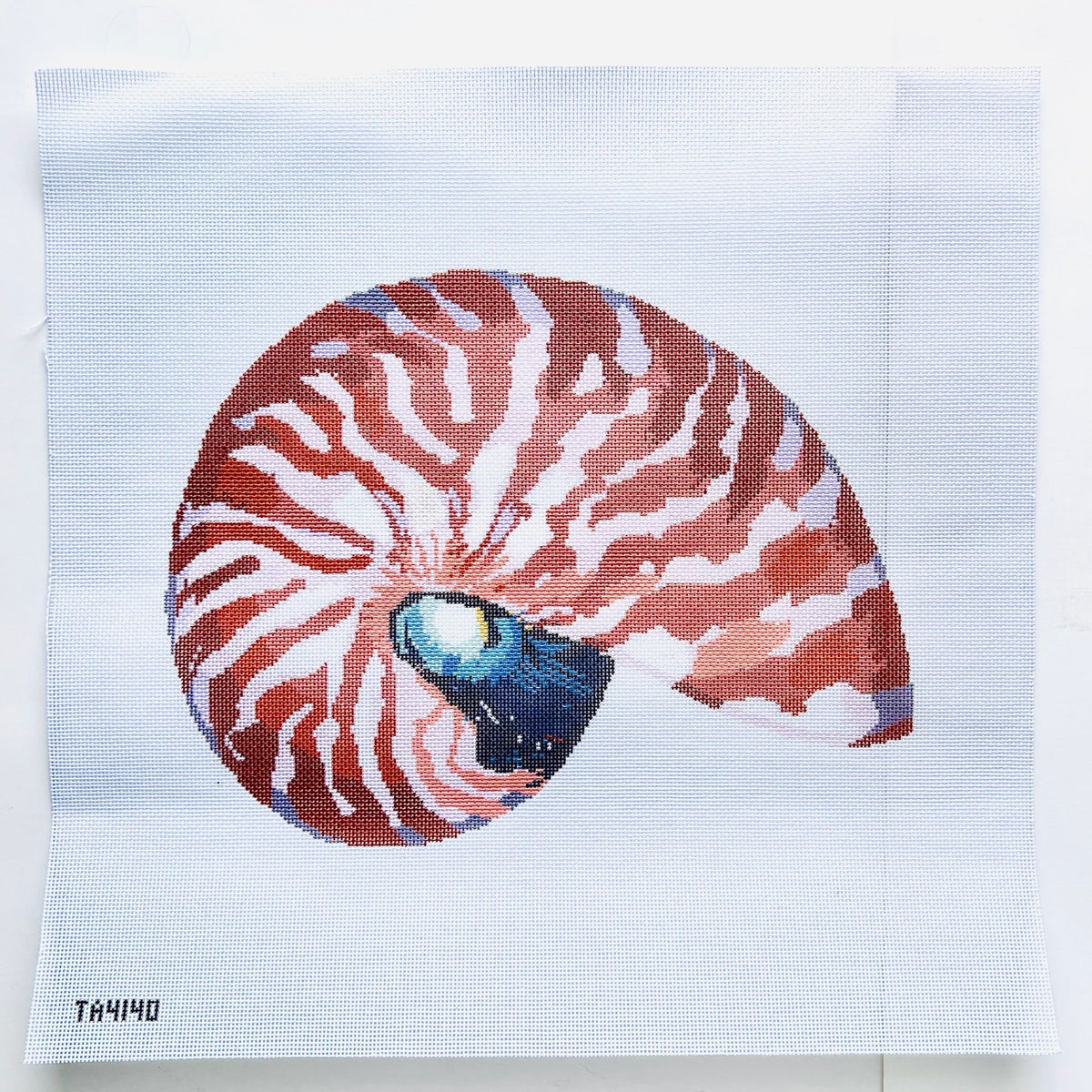 Red Nautilus KCN Needlepoint Designers