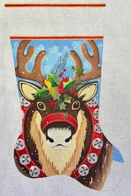 Reindeer Stocking Raymond Crawford