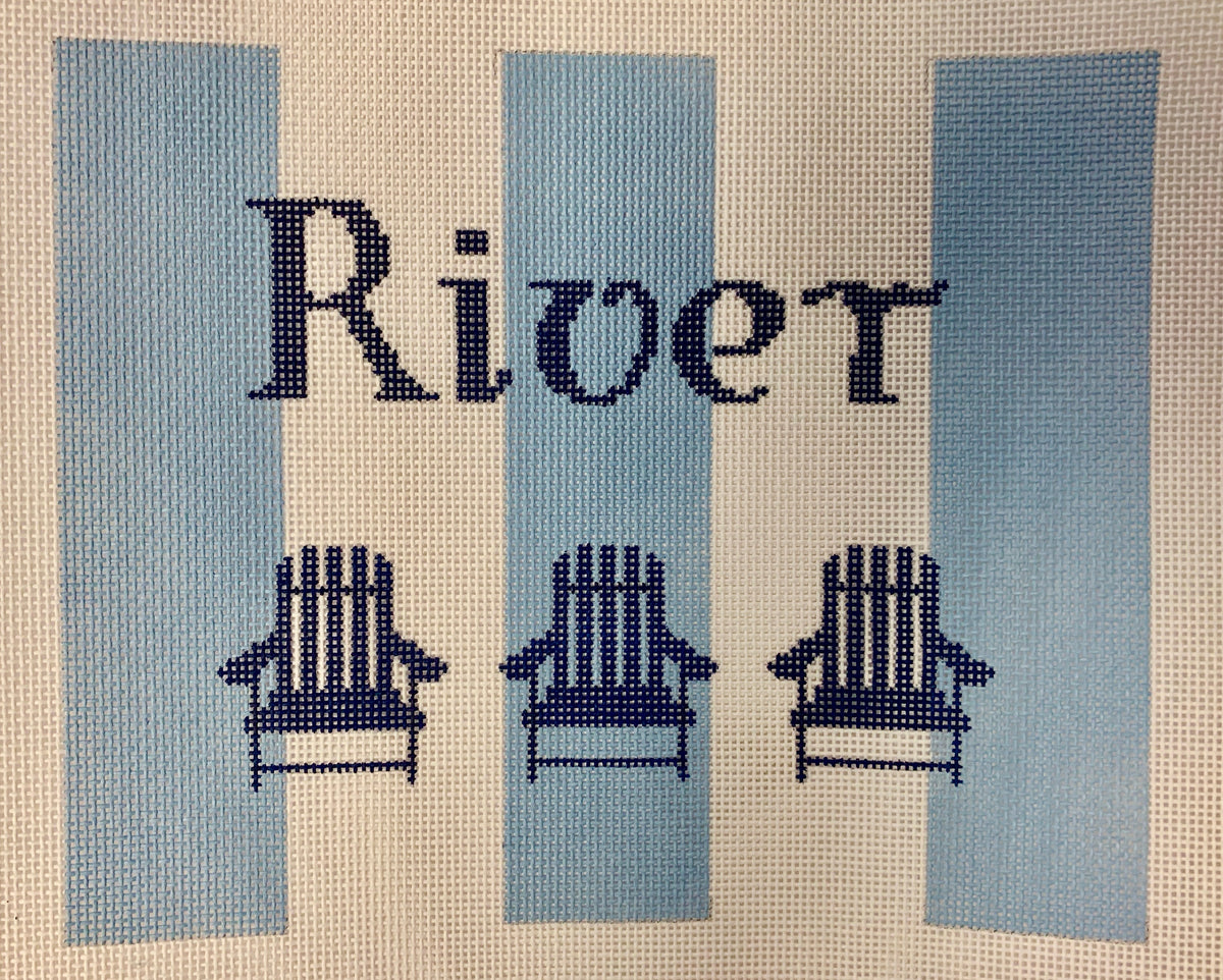 River w/ Adirondack Chairs