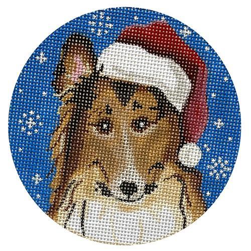 Collie Santa