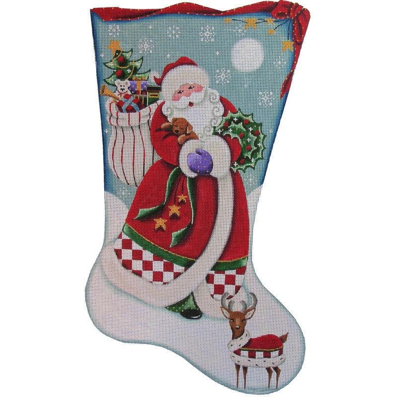 Santa's Puppy Stocking