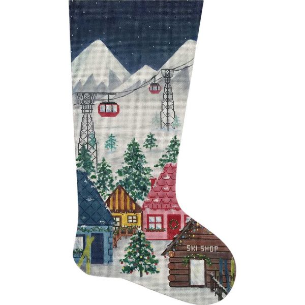 Ski Village Stocking