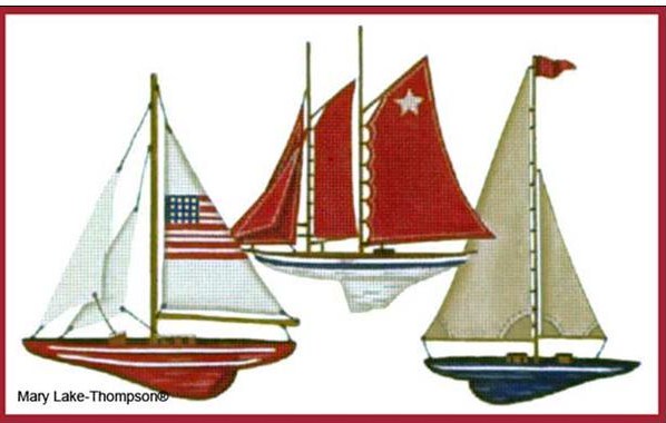 Three Sailboats