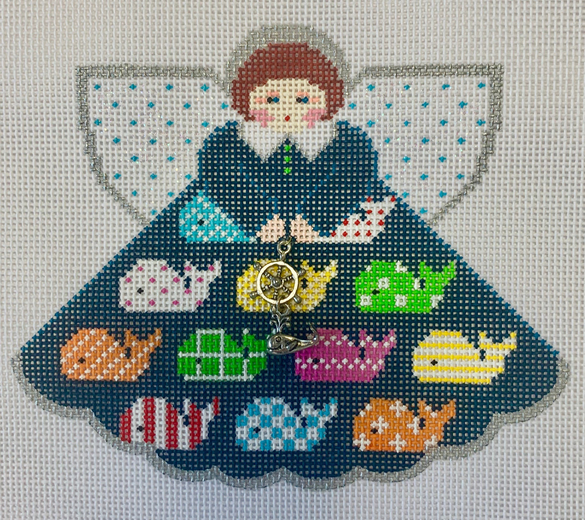 Whale Watching Angel w/Charms