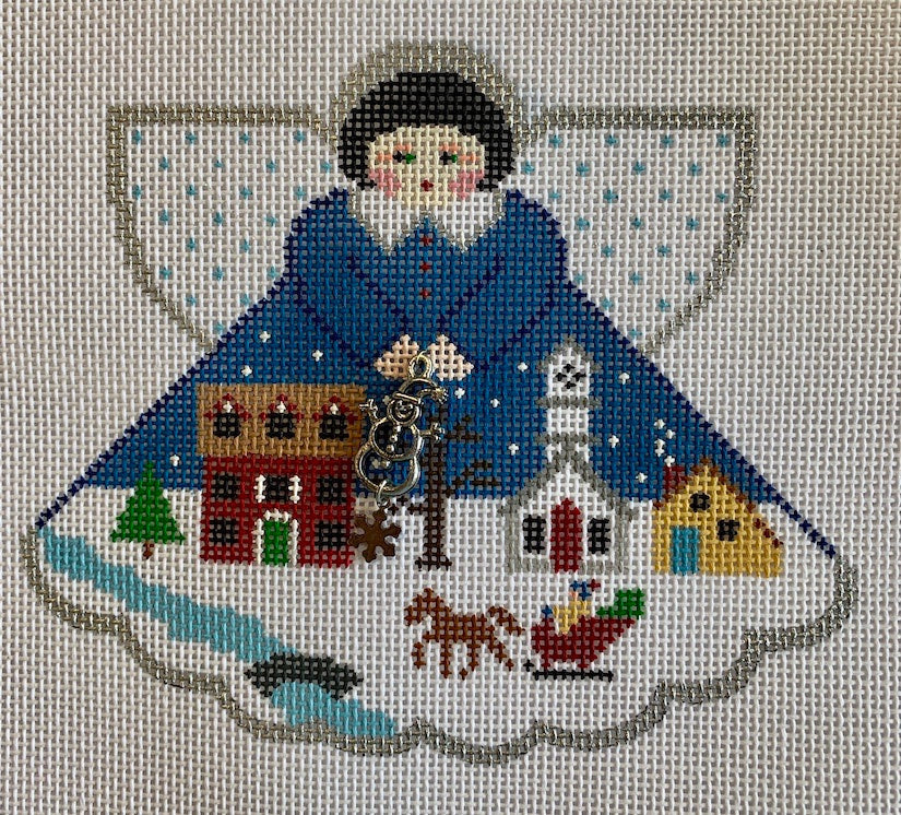 Winter Wonderland Angel w/Charms