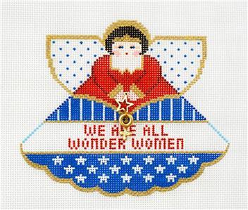 We Are ALL Wonder Women Angel w/Charms