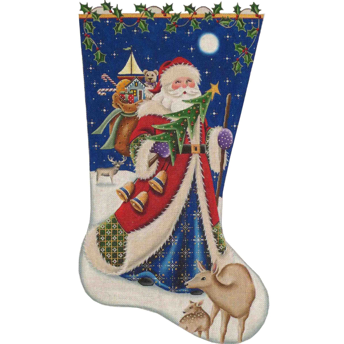 Woodland Christmas Stocking