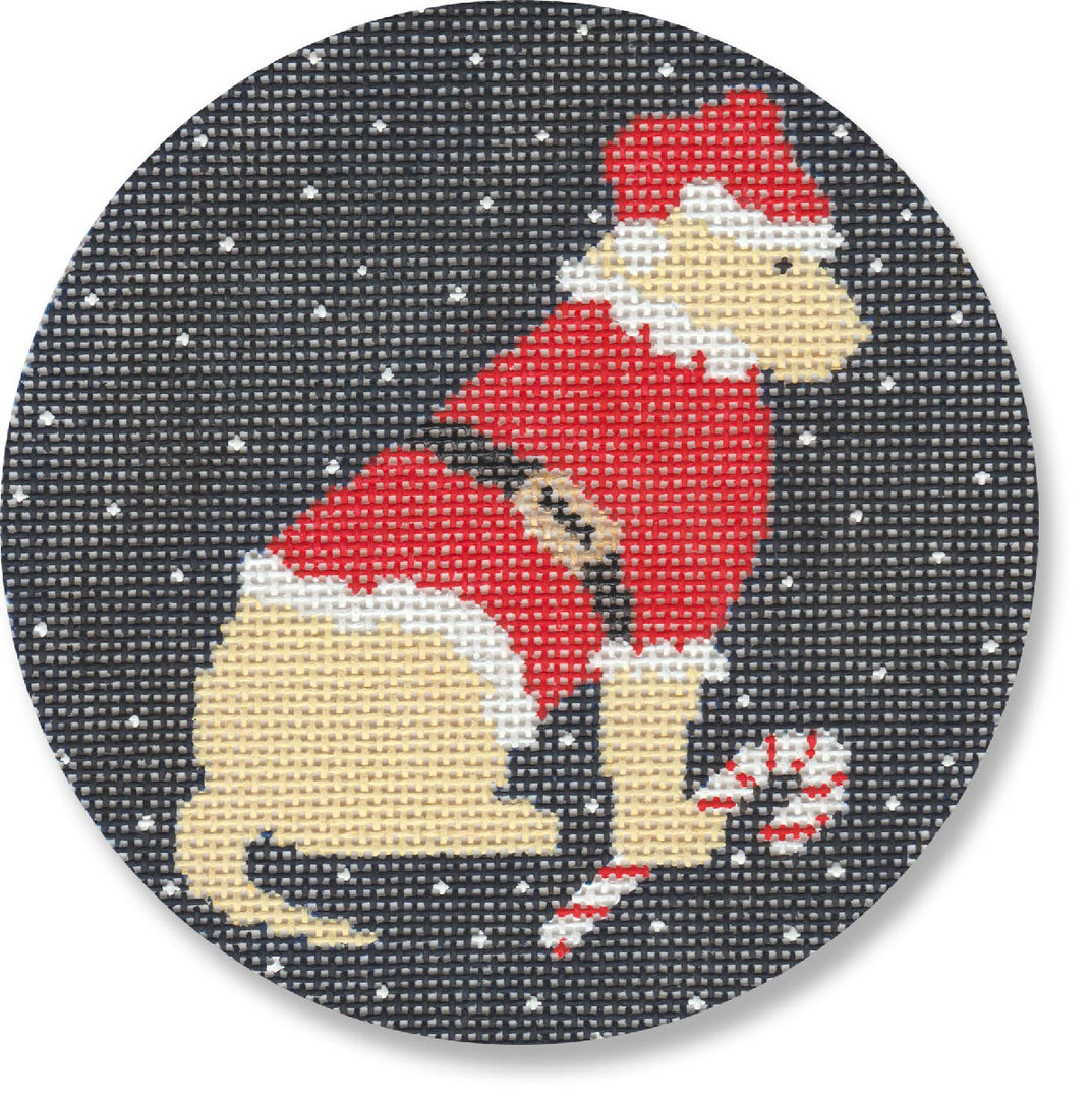 Yellow Lab Santa